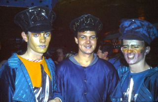 Leigh Bowery and friends in make-up