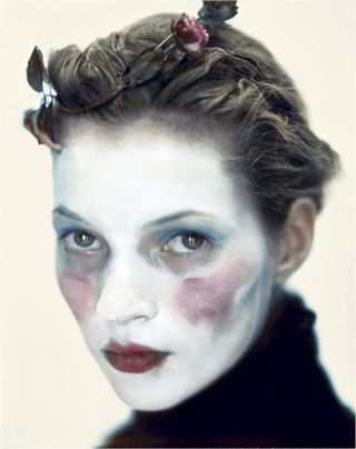 Kate Moss in face paint