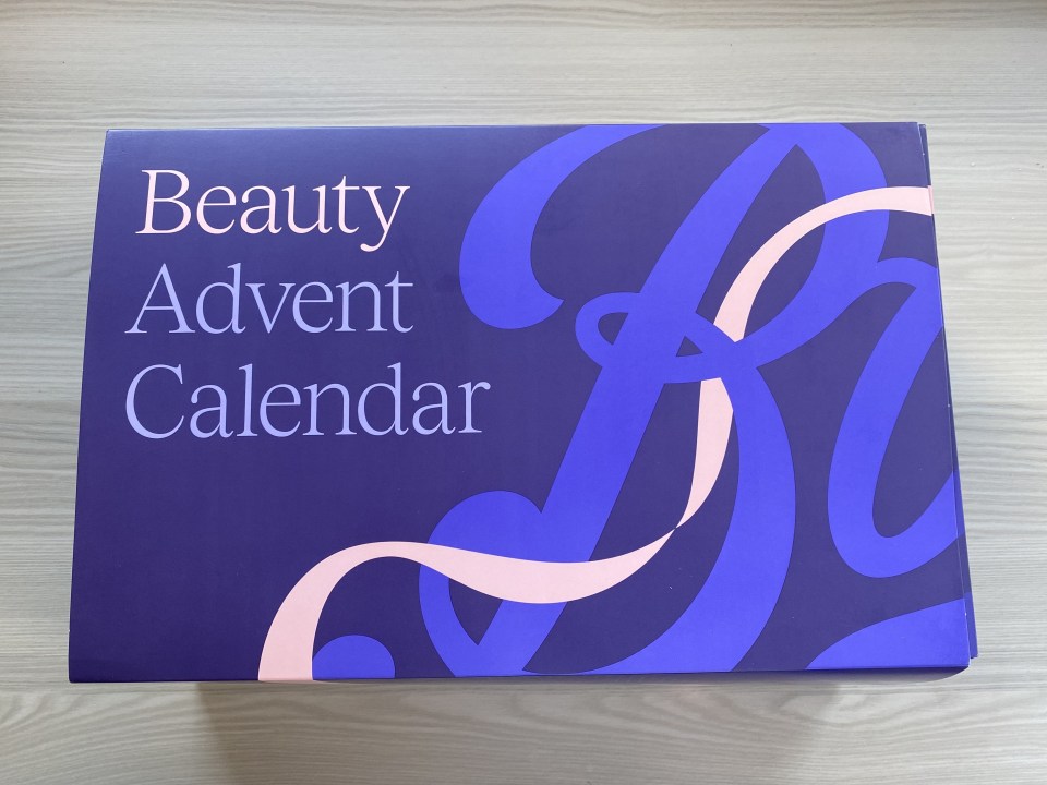 You'll find 24 beauty goodies inside this calendar