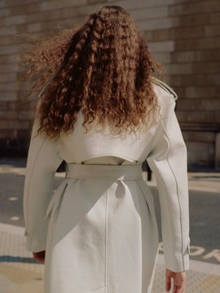 A/W 2024 womenswear fashion story photographed on London street