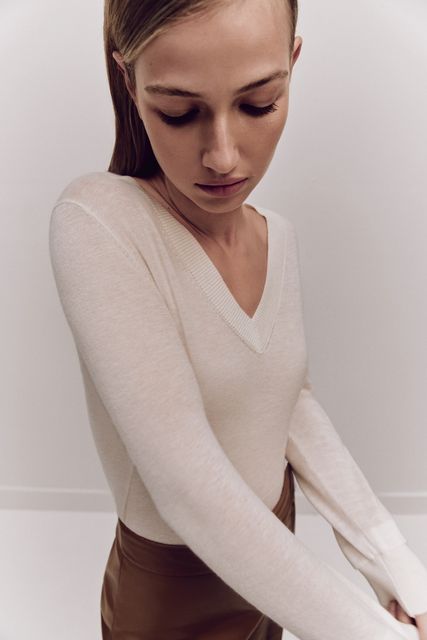 Cashmere jumper, £22, Primark The Edit