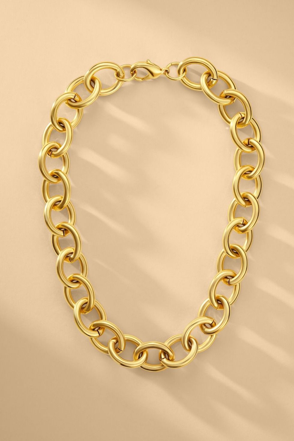 Aureum Sophia Gold Round Chain Necklace