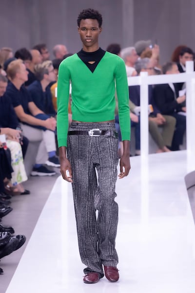 The Prada spring/summer 2025 collection is an ode to youth. EPA
