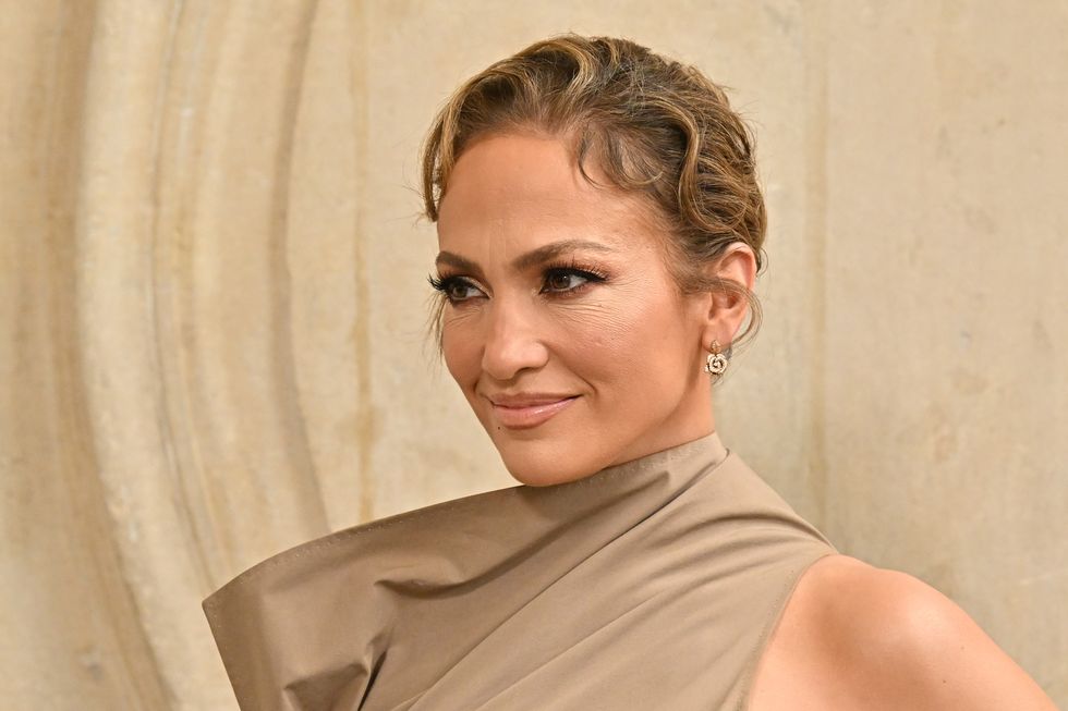 jennifer lopez attending the dior couture aw24 show