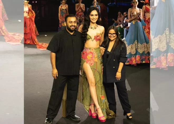 Miss World Manushi Chhillar grabs limelight at Lakme Fashion Week, walks for designers Rishi and Vibhuti