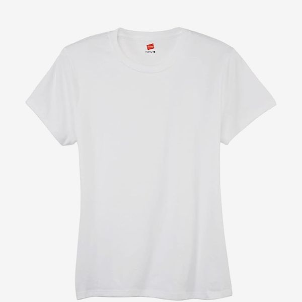 Hanes Perfect-T Short-Sleeved Cotton Crewneck T-shirt